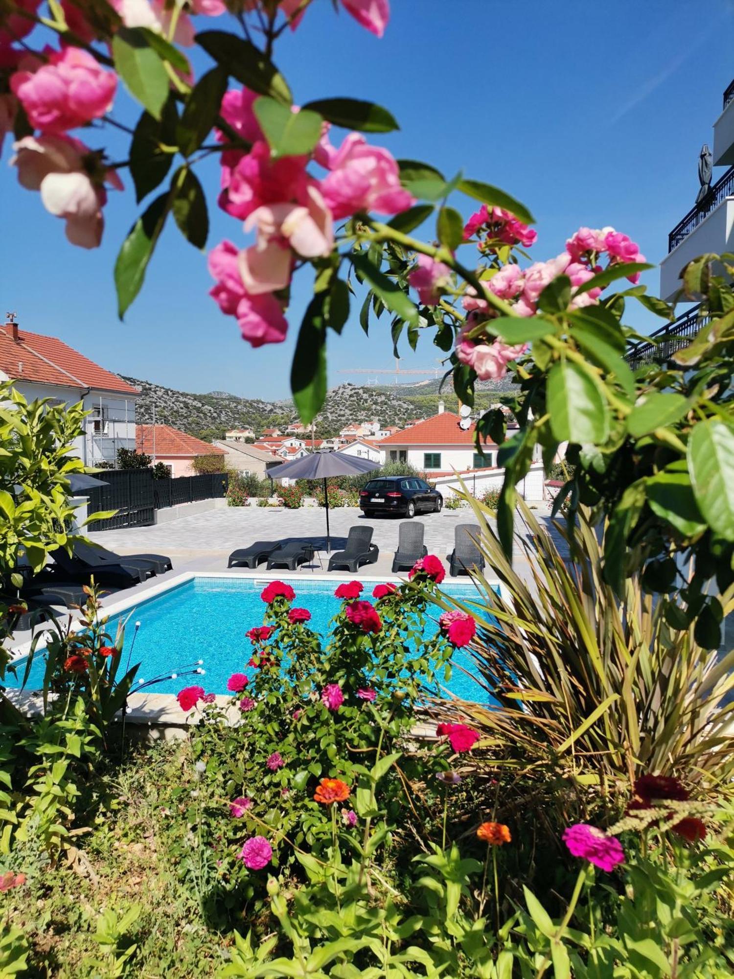 Villa Barbara & Zoran With Heated Swimming Pool Seget Vranjica Exterior photo